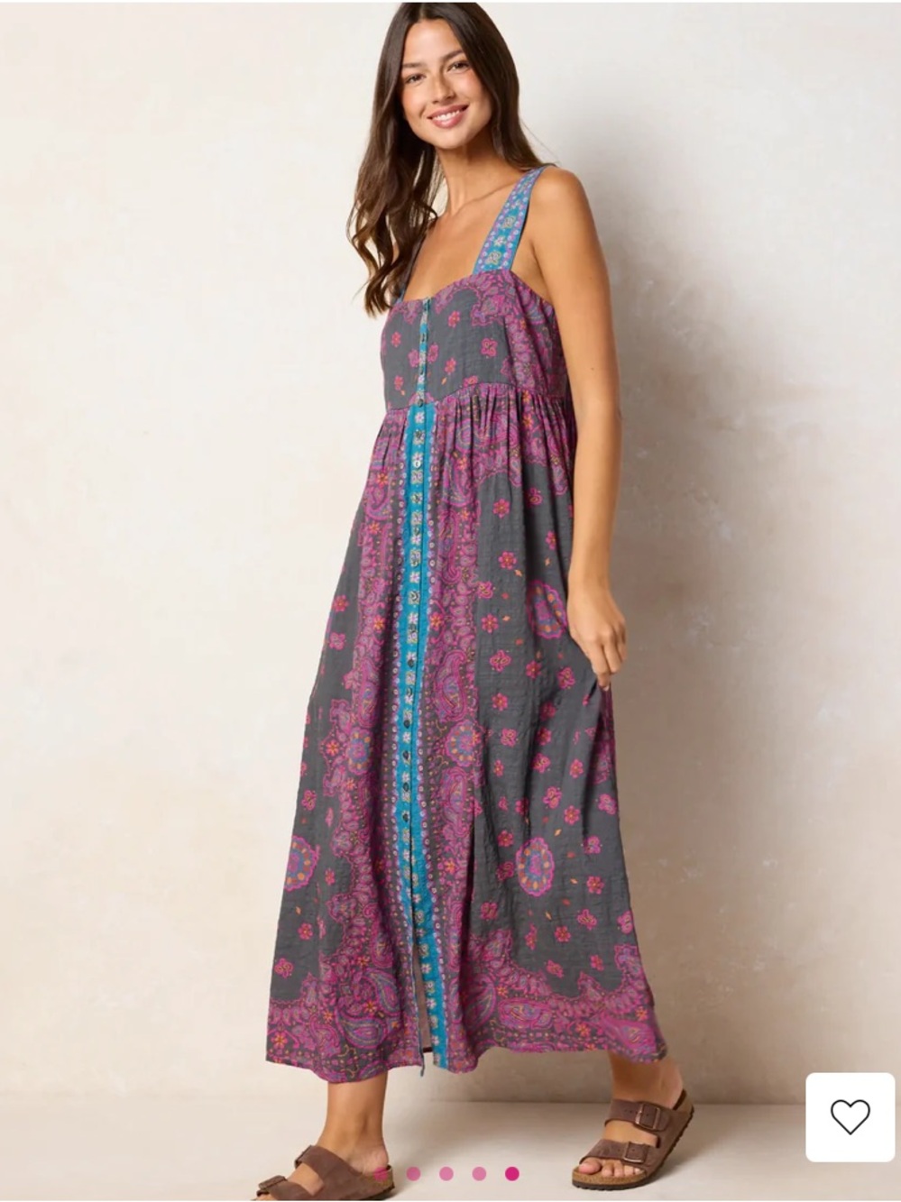Natural Life Lucy Maxi Dress XXL worn once Brimfield Bandana - Picture 5 of 7